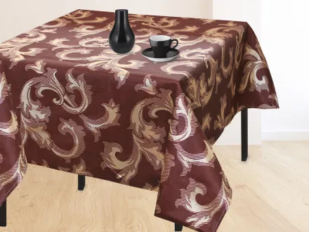 Шоколад Скатерть+салфетка 30*30(6шт) трикот