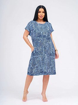 Грета(индиго) туника р.50