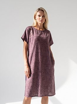 Грета(коричневый джинс) туника р.52